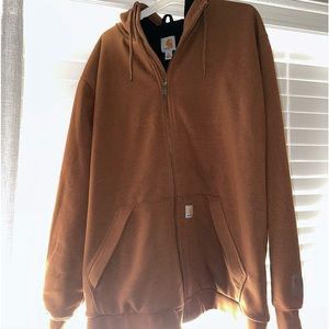 NEW Brown carhartt men’s jacket xl tall